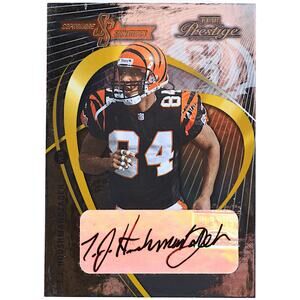 2002 Playoff Prestige Sophomore Signatures SS37 TJ Houshmandzadeh Autograph Card